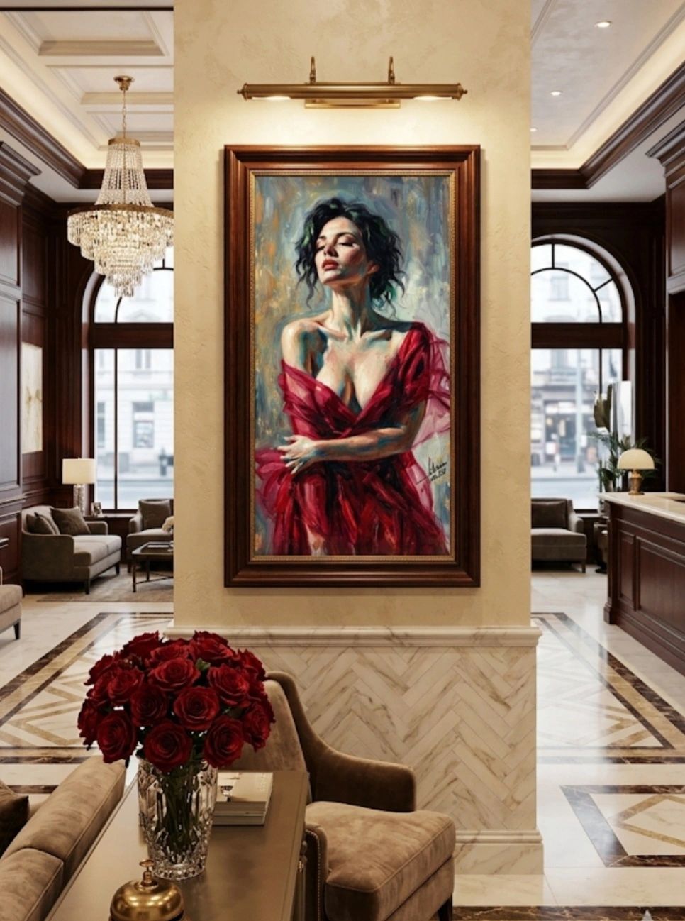 ArteDiAlina.com painting: Quiet Reflection